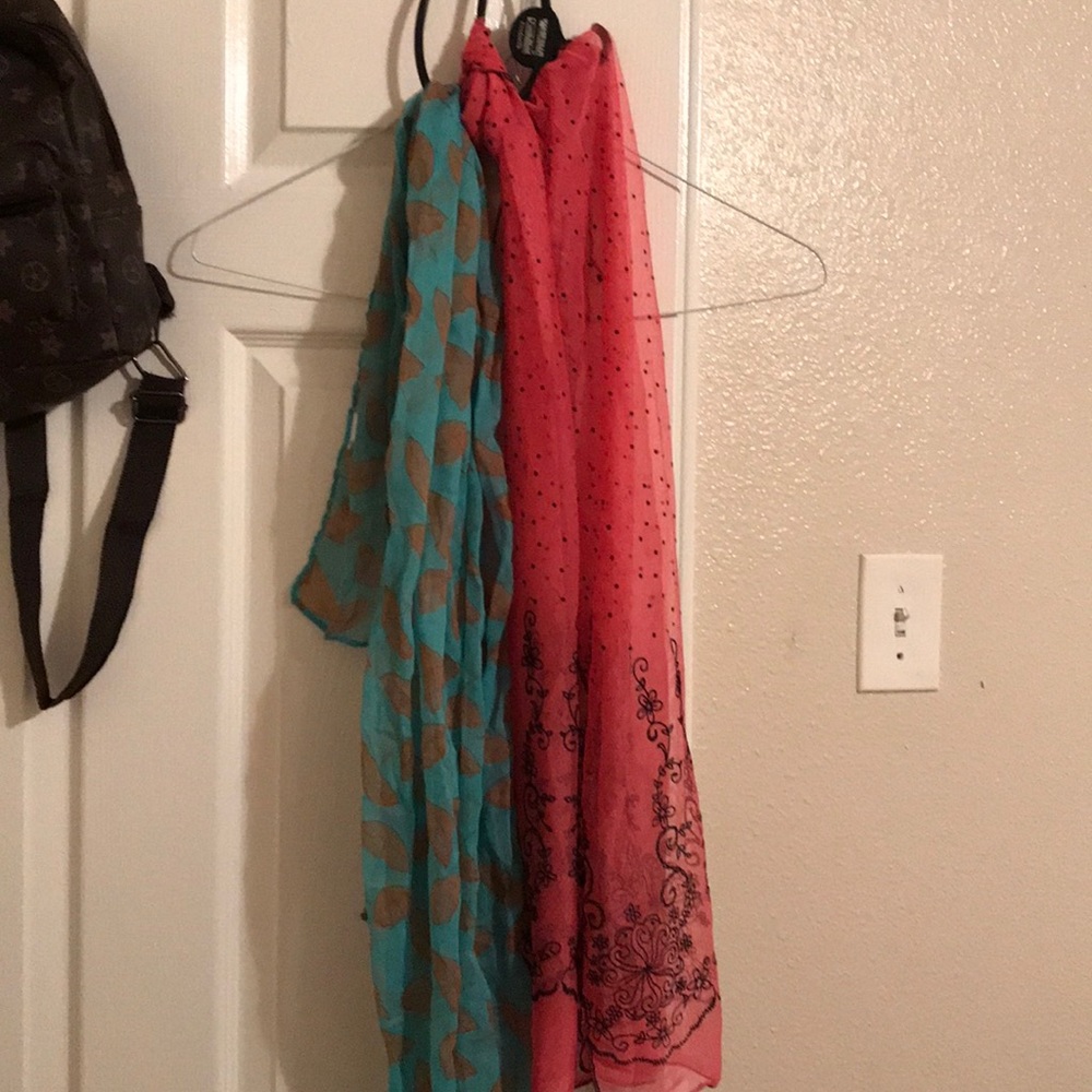 Mesh lace scarf